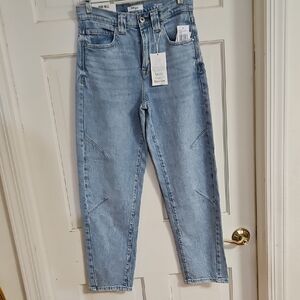 Kensie Blue Barrel Jeans Relaxed Fit